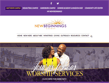 Tablet Screenshot of nbccministries.org